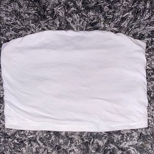 Garage White Tube Top